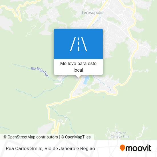 Rua Carlos Smile mapa