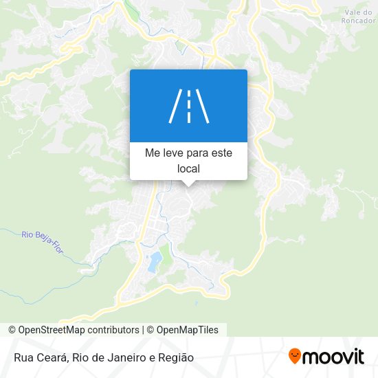 Rua Ceará mapa