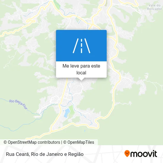 Rua Ceará mapa