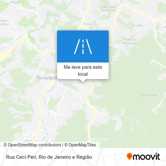 Rua Ceci Peri mapa