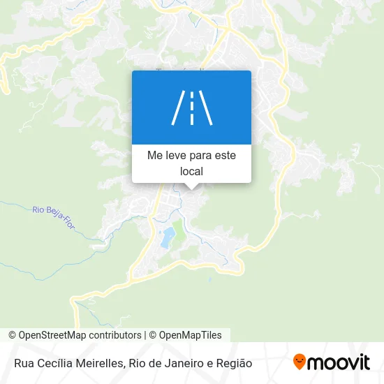 Rua Cecília Meirelles mapa