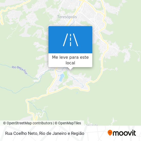 Rua Coelho Neto mapa