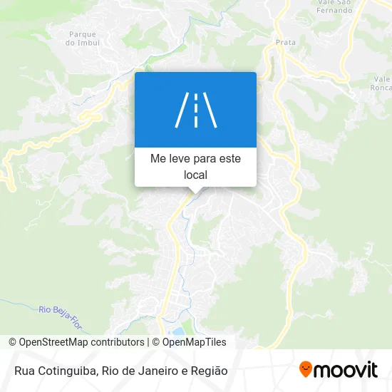 Rua Cotinguiba mapa