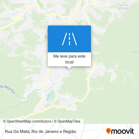 Rua Da Mata mapa