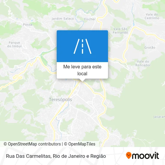 Rua Das Carmelitas mapa