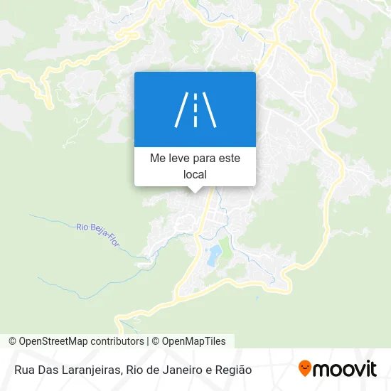Rua Das Laranjeiras mapa