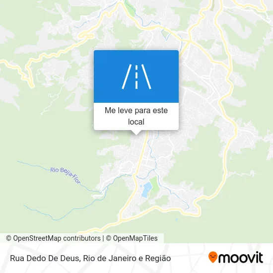 Rua Dedo De Deus mapa