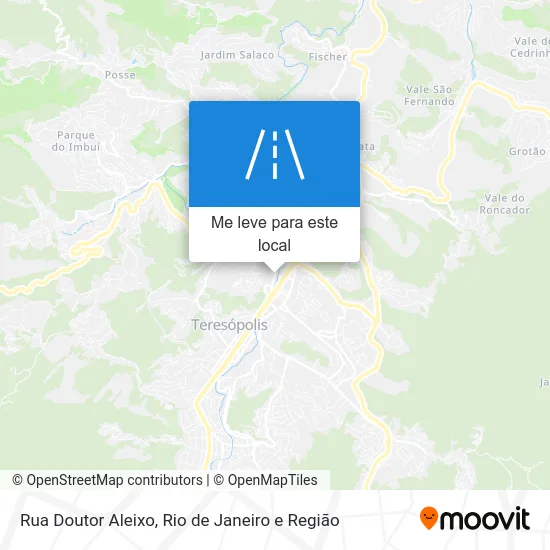 Rua Doutor Aleixo mapa