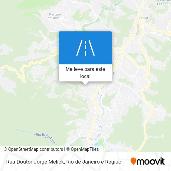 Rua Doutor Jorge Melick mapa