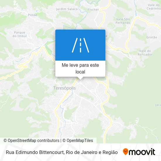 Rua Edimundo Bittencourt mapa