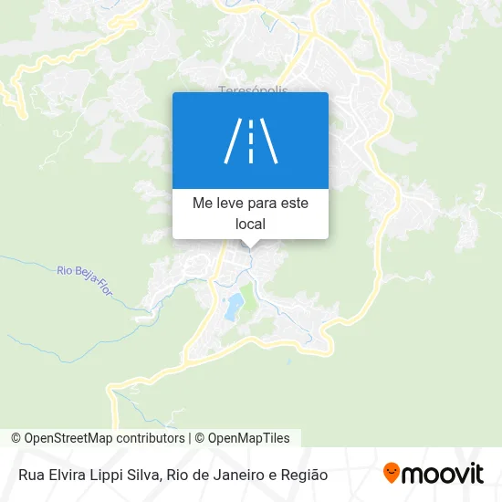 Rua Elvira Lippi Silva mapa