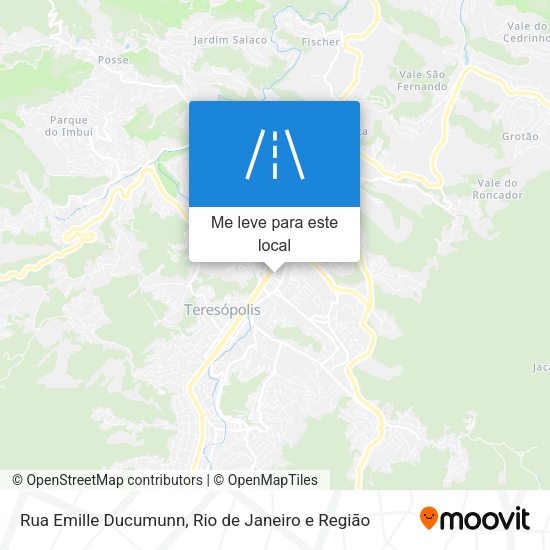 Rua Emille Ducumunn mapa