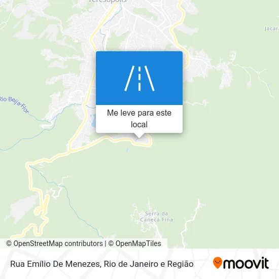 Rua Emílio De Menezes mapa
