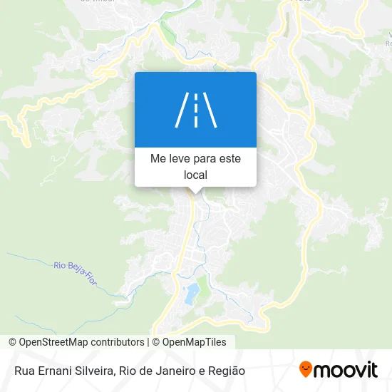 Rua Ernani Silveira mapa