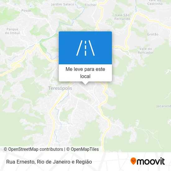 Rua Ernesto mapa