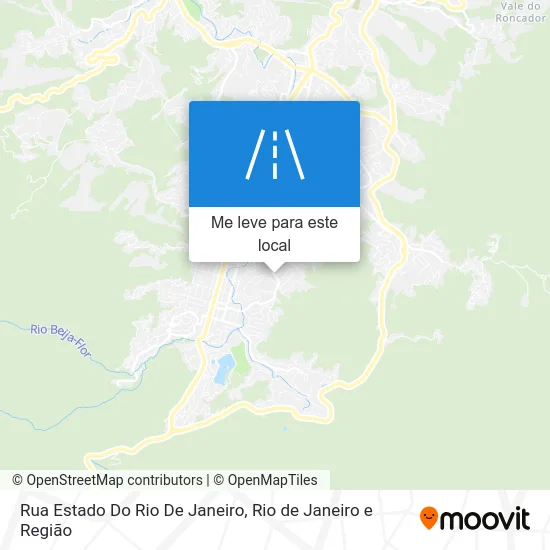 Rua Estado Do Rio De Janeiro mapa