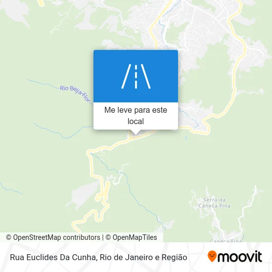 Rua Euclides Da Cunha mapa