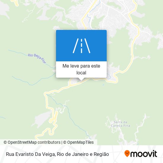 Rua Evaristo Da Veiga mapa