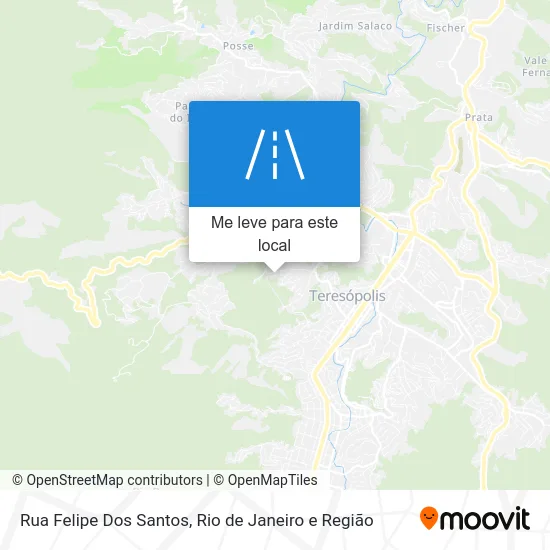 Rua Felipe Dos Santos mapa