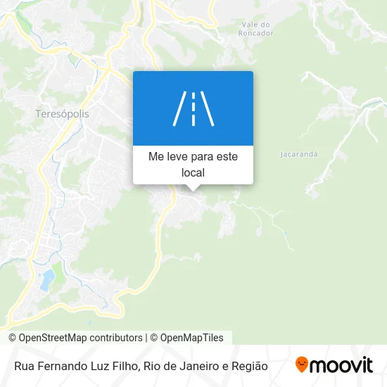 Rua Fernando Luz Filho mapa
