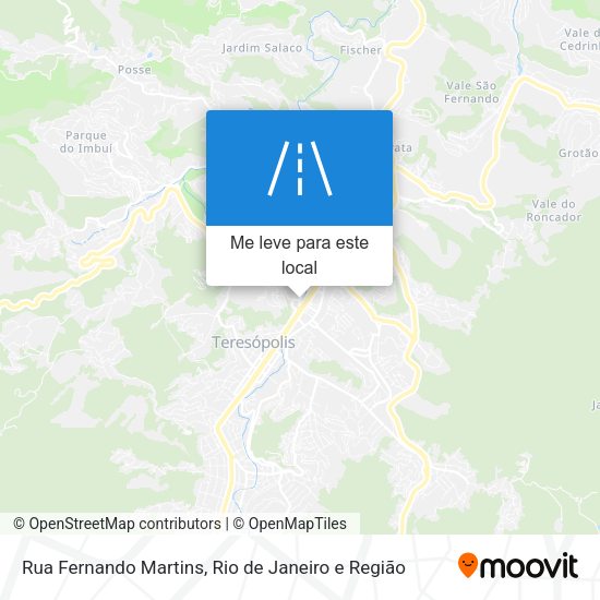 Rua Fernando Martins mapa