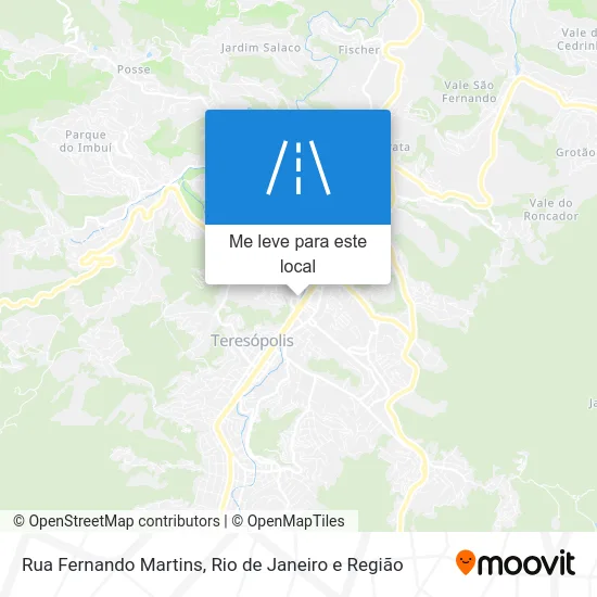 Rua Fernando Martins mapa