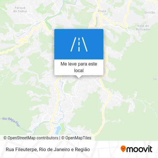 Rua Fileuterpe mapa