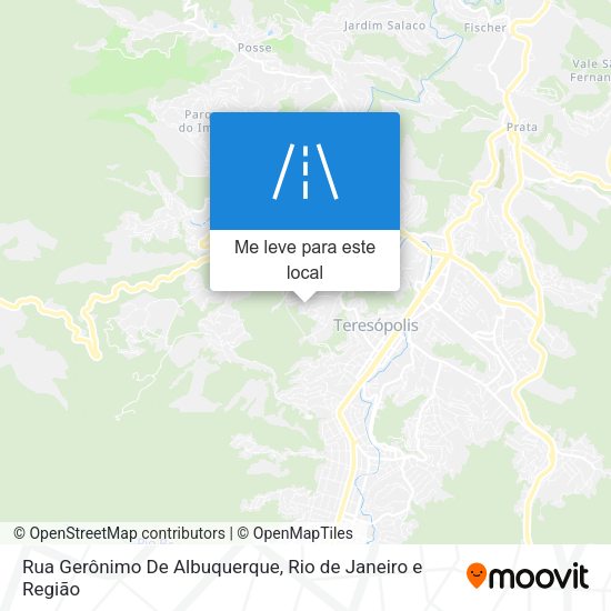 Rua Gerônimo De Albuquerque mapa