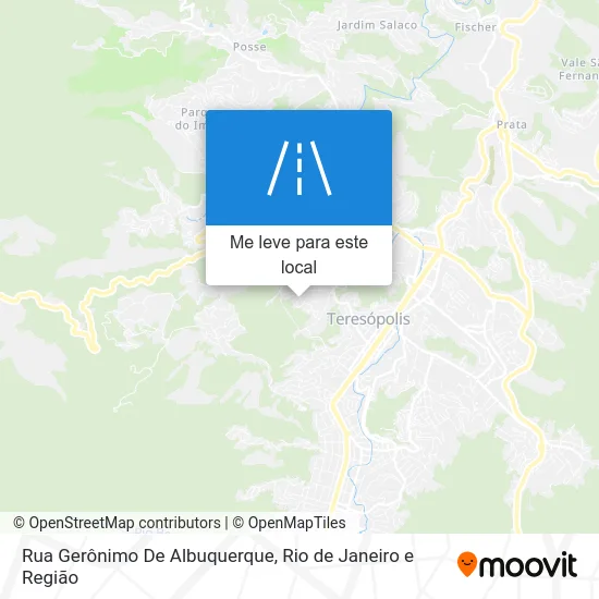 Rua Gerônimo De Albuquerque mapa