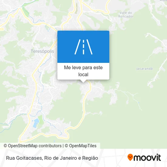 Rua Goitacases mapa