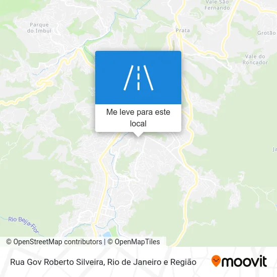 Rua Gov Roberto Silveira mapa