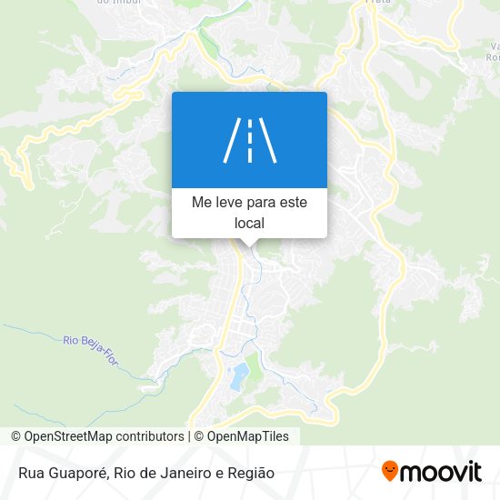 Rua Guaporé mapa