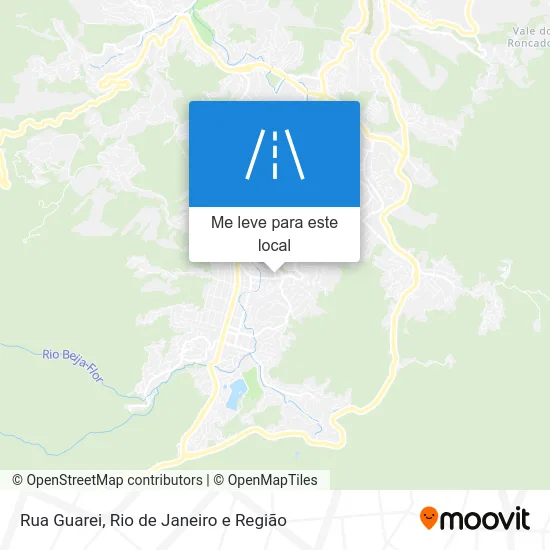Rua Guarei mapa
