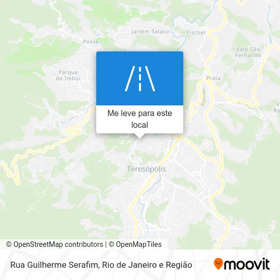 Rua Guilherme Serafim mapa