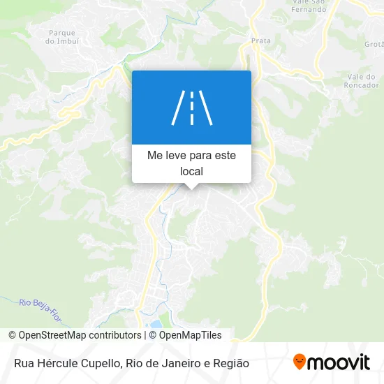 Rua Hércule Cupello mapa