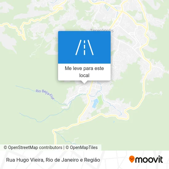 Rua Hugo Vieira mapa