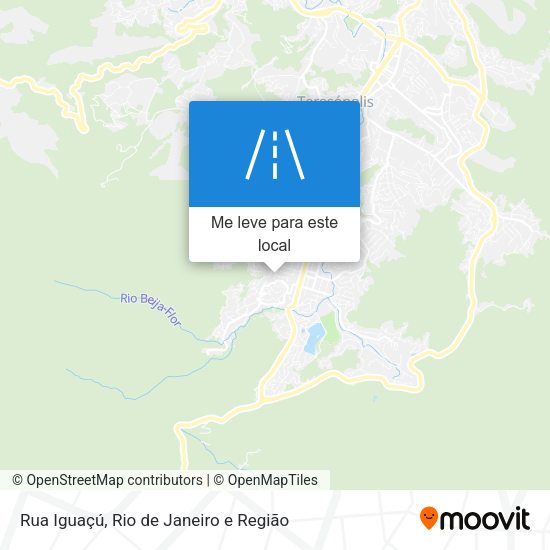Rua Iguaçú mapa