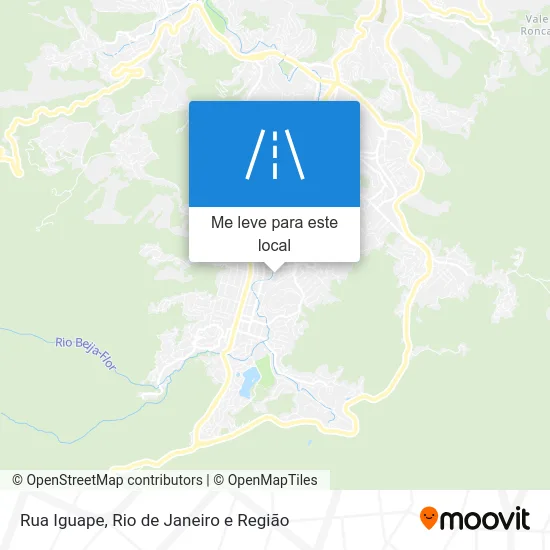 Rua Iguape mapa