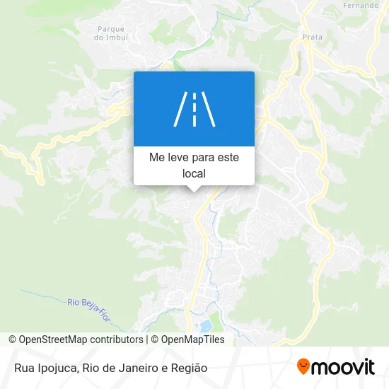 Rua Ipojuca mapa
