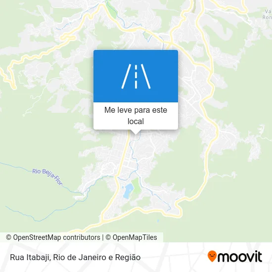 Rua Itabaji mapa
