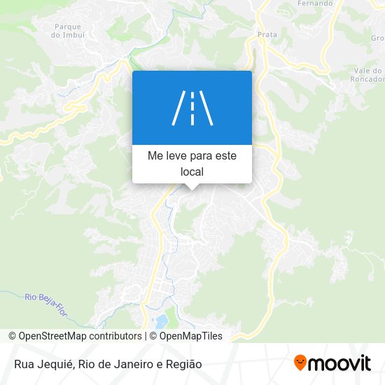 Rua Jequié mapa