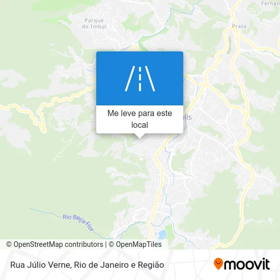Rua Júlio Verne mapa