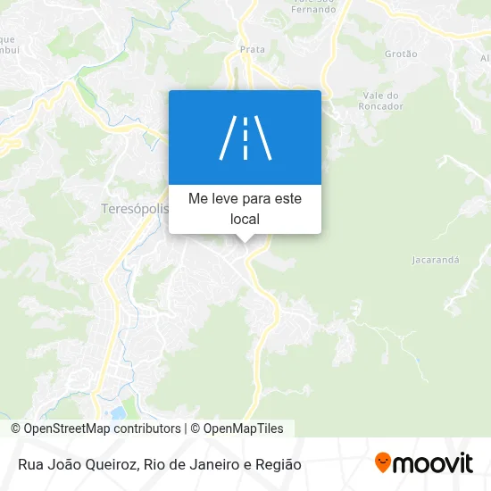 Rua João Queiroz mapa