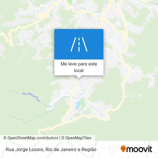 Rua Jorge Lossio mapa
