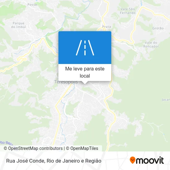 Rua José Conde mapa