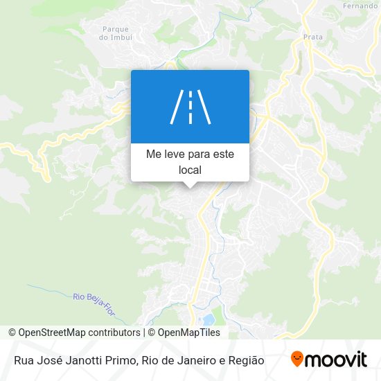 Rua José Janotti Primo mapa