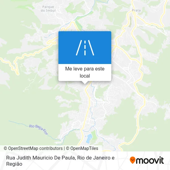 Rua Judith Mauricio De Paula mapa