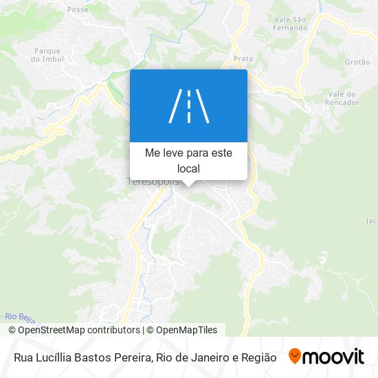 Rua Lucíllia Bastos Pereira mapa