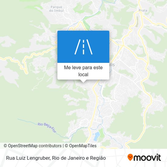 Rua Luiz Lengruber mapa