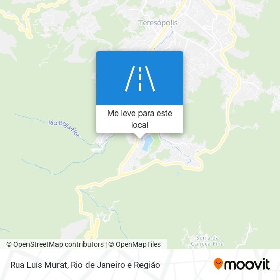 Rua Luís Murat mapa